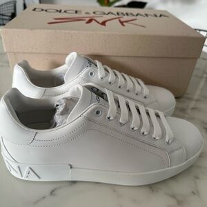 Dolce & Gabbana Men's Classic White Sneakers